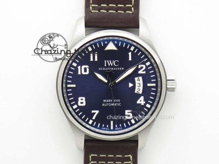 MIROTIME 0512 Youthful Pilot Chrono RG 3878 Gray Dial on Light Brown Leather Strap A 7394